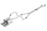 Borla - Borla 05-08 Chevrolet Corvette Coupe/Conv 6.0L/6.2L 8cyl 4spd/6spd RWD inS-Type IIin Catback Exhaust - Image 1