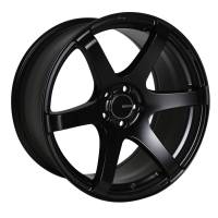 Enkei Wheels Rim T6S 17x9 5x100 ET45 72.6CB Black Paint