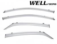 WellVisors - WellVisors Side Window Deflectors Toyota Avalon 13-18 with Chrome Trim - Image 1