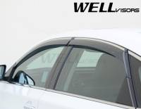 WellVisors - WellVisors Side Window Deflectors Toyota Avalon 13-18 with Chrome Trim - Image 4