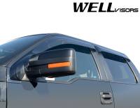 WellVisors - WellVisors Side Window Deflectors Ford F-150 09-14 Crew Cab Off Road Series - Image 4