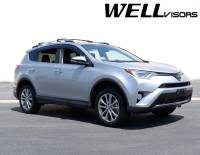 WellVisors - WellVisors Side Window Deflectors Toyota RAV4 13-18 With Black Trim - Image 2