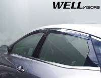 WellVisors - WellVisors Side Window Deflectors Hyundai Azera 12-17 with Chrome Trim - Image 3