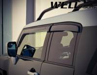 WellVisors - WellVisors Side Window Deflectors Toyota FJ Cruiser 07-14 Premium Series - Image 3