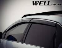 WellVisors - WellVisors Side Window Deflectors Toyota Venza 08-15 with Chrome Trim - Image 4