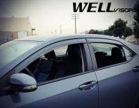 WellVisors - WellVisors Side Window Deflectors Toyota Corolla 14-19 Premium Series - Image 3