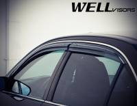 WellVisors - WellVisors Side Window Deflectors Honda Civic Sedan 01-05 Aerodyn Series - Image 4