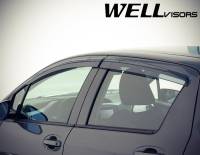 WellVisors - WellVisors Side Window Deflectors Toyota Yaris 5dr hatchback 12-18 premium series - Image 3