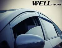 WellVisors - WellVisors Side Window Deflectors Toyota Pruis 10-15 With Black Trim - Image 3