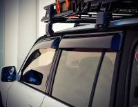 WellVisors - WellVisors Side Window Deflectors Toyota Landcruiser 91-97 With Black Trim - Image 3