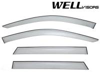 WellVisors - WellVisors Side Window Deflectors Volkswagen Golf MK4 5 Doors Hatchback 99-05 Premium Series - Image 1