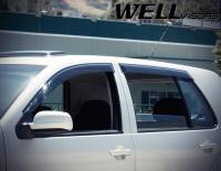 WellVisors - WellVisors Side Window Deflectors Volkswagen Golf MK4 5 Doors Hatchback 99-05 Premium Series - Image 3