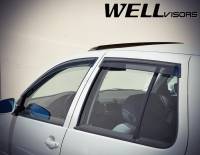 WellVisors - WellVisors Side Window Deflectors Volkswagen Golf MK4 5 Doors Hatchback 99-05 Premium Series - Image 4