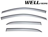 WellVisors - WellVisors Side Window Deflectors Honda Accord Sedan 03-07 With Black Trim - Image 1