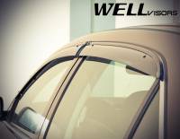 WellVisors - WellVisors Side Window Deflectors Honda Accord Sedan 03-07 With Black Trim - Image 3