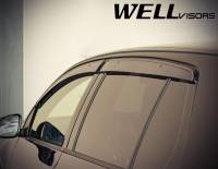 WellVisors - WellVisors Side Window Deflectors Volkswagen Golf MK6 5 Doors Hatchback 10-14 With Black Trim - Image 3