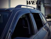 WellVisors - WellVisors Side Window Deflectors BMW E70 F15 X5 07-17 With Black Trim - Image 6