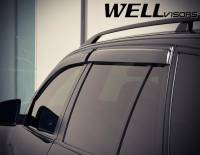 WellVisors - WellVisors Side Window Deflectors BMW E70 F15 X5 07-17 With Black Trim - Image 7