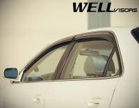 WellVisors - WellVisors Side Window Deflectors Honda Accord Sedan 98-02 Premium Series - Image 2