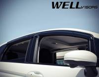 WellVisors - WellVisors Side Window Deflectors Honda Fit 15-20 With Black Trim - Image 3