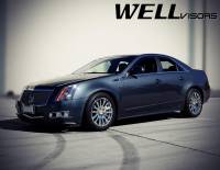 WellVisors - WellVisors Side Window Deflectors Cadillac CTS Sedan/Wagon 08-13 Premium Series - Image 2