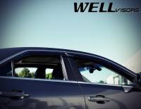 WellVisors - WellVisors Side Window Deflectors Cadillac CTS Sedan/Wagon 08-13 Premium Series - Image 3