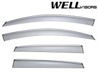 WellVisors - WellVisors Side Window Deflectors Honda CRV 12-16 With Chrome Trim - Image 1