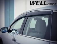 WellVisors - WellVisors Side Window Deflectors Honda CRV 12-16 With Chrome Trim - Image 3