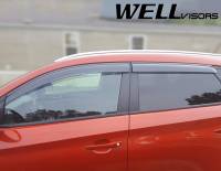 WellVisors - WellVisors Side Window Deflectors Hyundai Tucson 16-21 w/ Black Trim - Image 3