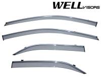 WellVisors - WellVisors Side Window Deflectors Toyota Camry 12-14 With Chrome Trim - Image 1