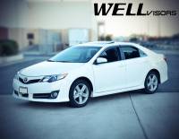 WellVisors - WellVisors Side Window Deflectors Toyota Camry 12-14 With Chrome Trim - Image 2