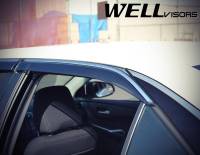 WellVisors - WellVisors Side Window Deflectors Toyota Camry 12-14 With Chrome Trim - Image 3