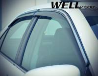 WellVisors - WellVisors Side Window Deflectors Toyota Camry 12-14 With Chrome Trim - Image 4