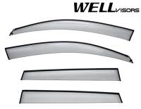 WellVisors - WellVisors Side Window Deflectors Toyota RAV4 06-12 With Black Trim - Image 1