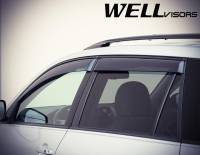 WellVisors - WellVisors Side Window Deflectors Toyota RAV4 06-12 With Black Trim - Image 3