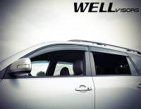 WellVisors - WellVisors Side Window Deflectors Toyota RAV4 06-12 With Black Trim - Image 4