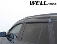 WellVisors - WellVisors Side Window Deflectors Hyundai Santa Fe 07-12 With Black Trim - Image 3