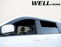 WellVisors - WellVisors Side Window Deflectors Dodge Grand Caravan 08-20 /Chrysler Town & Country 08-16 Premium Series - Image 2