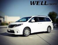 WellVisors - WellVisors Side Window Deflectors Toyota Sienna 11-20 Premium Series - Image 2