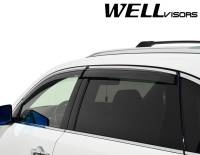 WellVisors - WellVisors Side Window Deflectors Acura MDX 14-20 with Chrome Trim - Image 2