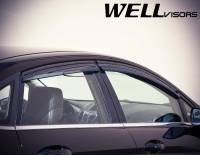 WellVisors - WellVisors Side Window Deflectors Ford Fiesta Sedan 11-19 With Black Trim - Image 3