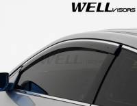 WellVisors - WellVisors Side Window Deflectors Honda Accord Coupe 13-17 with Chrome Trim - Image 2