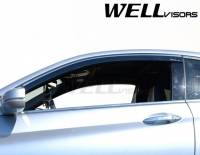 WellVisors - WellVisors Side Window Deflectors Honda Accord Coupe 13-17 with Chrome Trim - Image 4