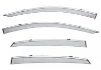 WellVisors - WellVisors Side Window Deflectors Honda Accord 2018+ Sedan w/ Chrome Trim - Image 1