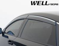 WellVisors - WellVisors Side Window Deflectors Honda Accord 2018+ Sedan w/ Chrome Trim - Image 2