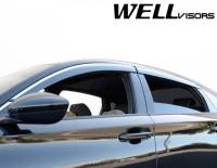 WellVisors - WellVisors Side Window Deflectors Honda Accord 2018+ Sedan w/ Chrome Trim - Image 3