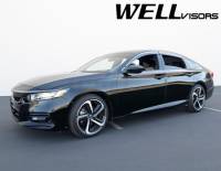 WellVisors - WellVisors Side Window Deflectors Honda Accord 2018+ Sedan w/ Chrome Trim - Image 4