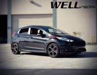 WellVisors - WellVisors Side Window Deflectors Ford Fiesta Hatchback 11-19 Aerodyn Series - Image 2