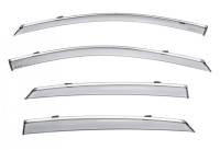 WellVisors - WellVisors Side Window Deflectors Chevrolet Impala Sedan 2014+ w/ Chrome Trim - Image 1