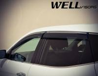 WellVisors - WellVisors Side Window Deflectors Hyundai Santa Fe Sport 13-18 With Chrome Trim - Image 4